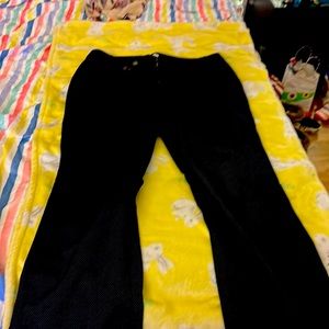 New York and company polka dot navy blue dress slacks